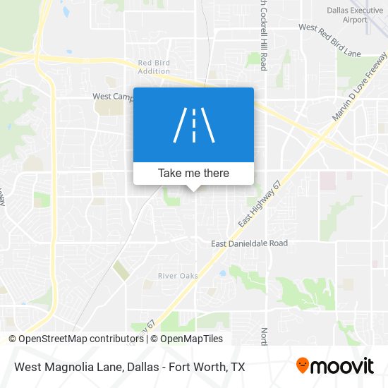 West Magnolia Lane map