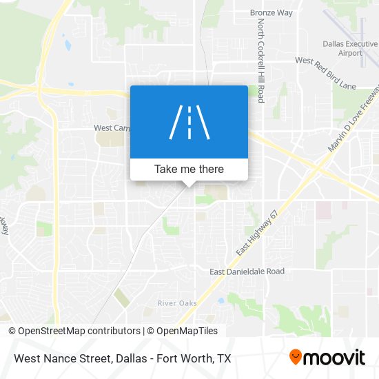 West Nance Street map