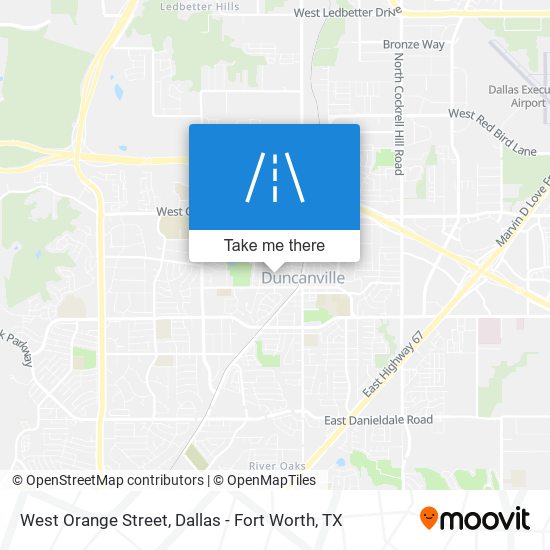 West Orange Street map