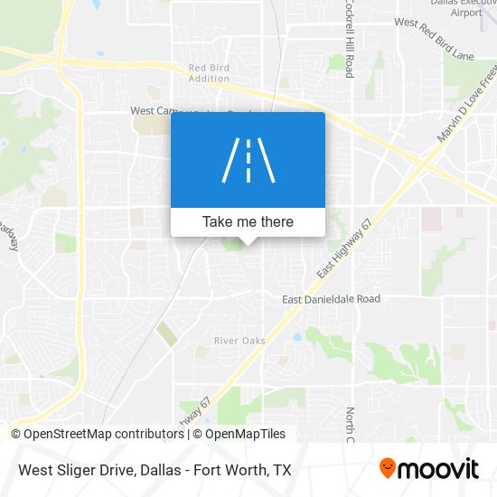 West Sliger Drive map