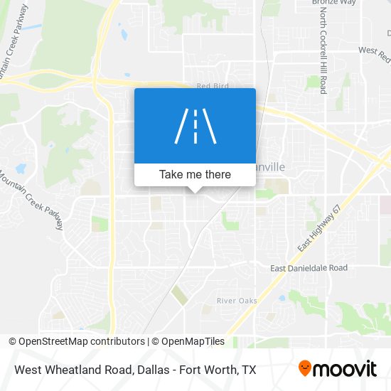 West Wheatland Road map