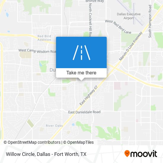 Willow Circle map