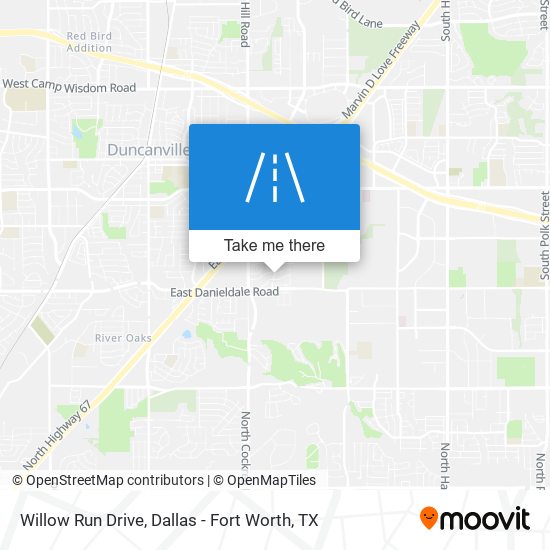 Willow Run Drive map