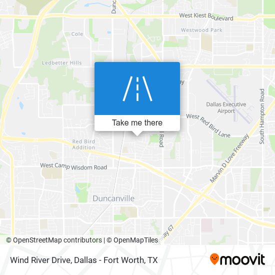 Wind River Drive map