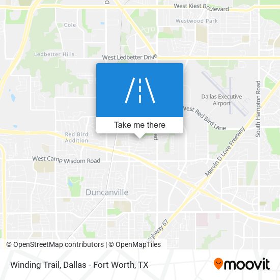 Winding Trail map