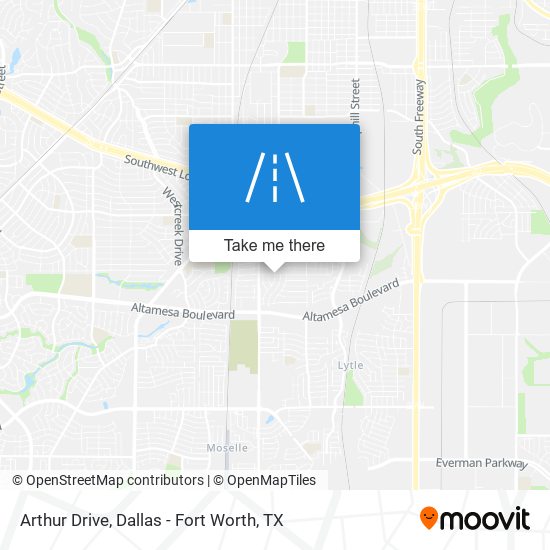 Mapa de Arthur Drive