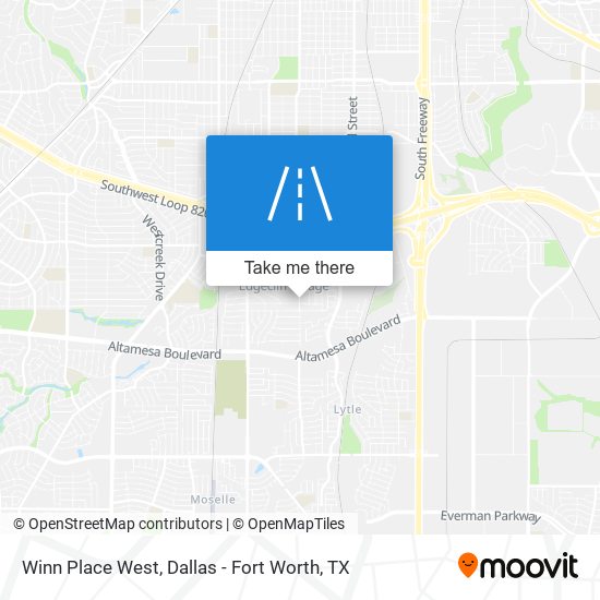 Winn Place West map