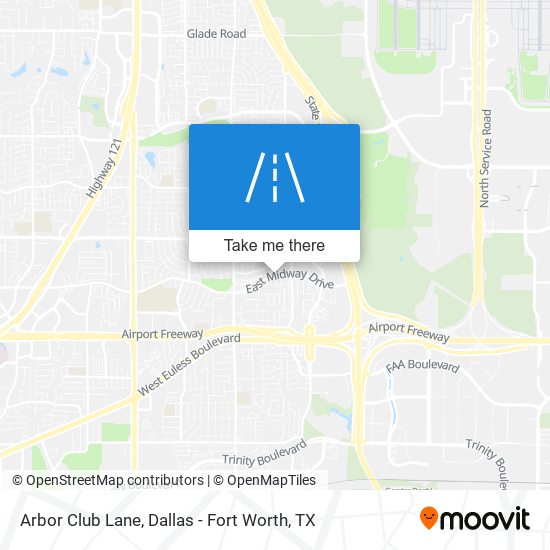 Arbor Club Lane map
