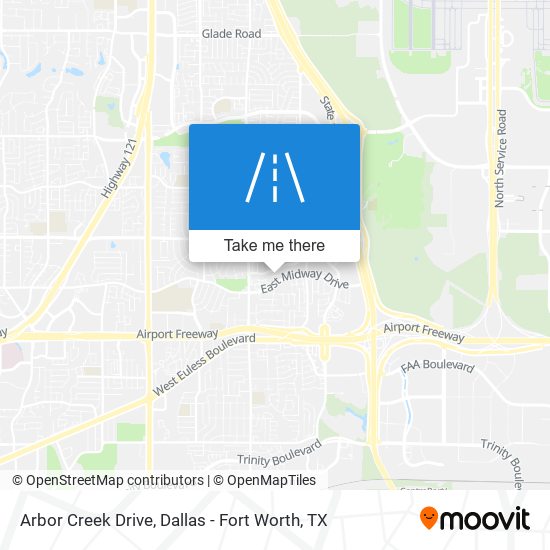 Arbor Creek Drive map