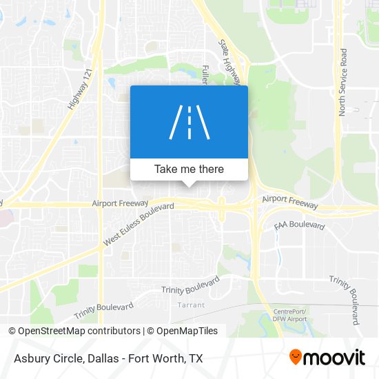 Mapa de Asbury Circle