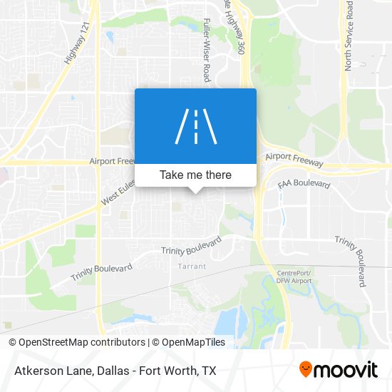 Atkerson Lane map