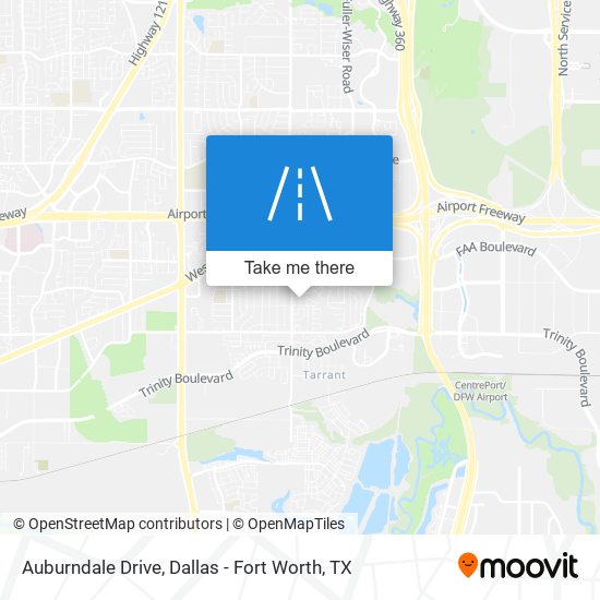 Auburndale Drive map