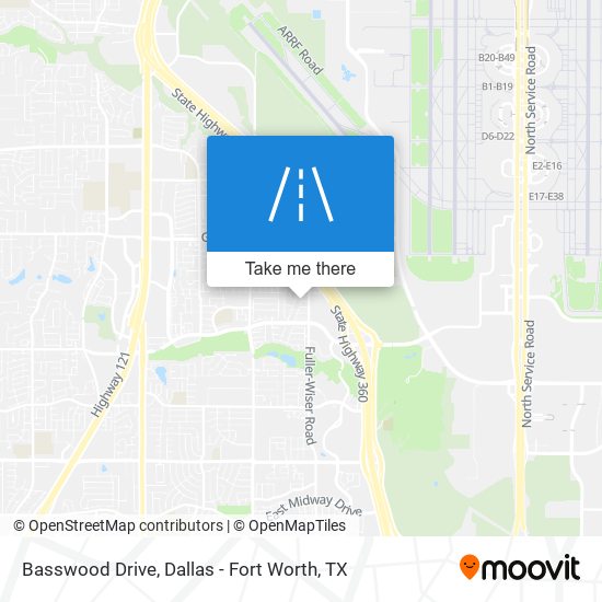 Basswood Drive map