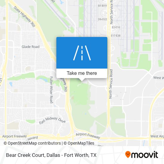Bear Creek Court map