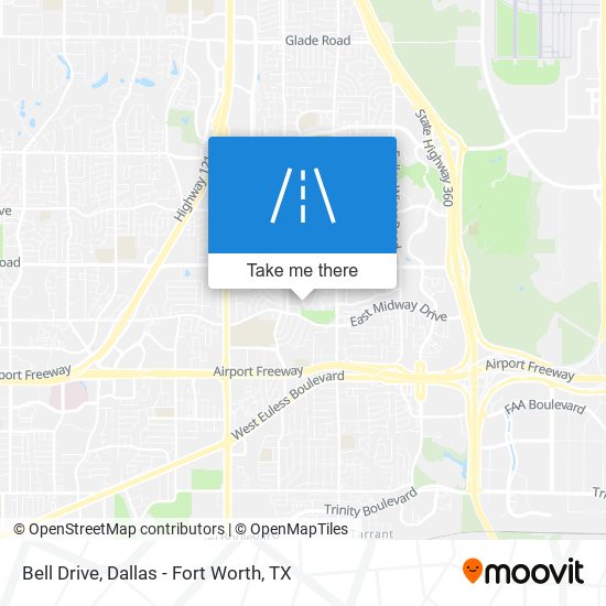 Mapa de Bell Drive