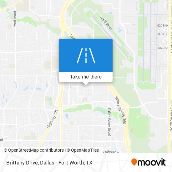 Brittany Drive map