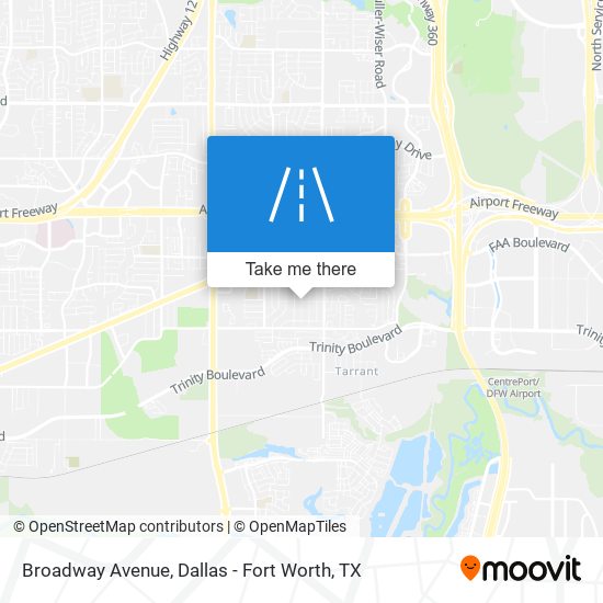 Mapa de Broadway Avenue