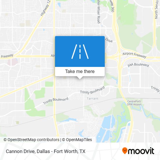 Mapa de Cannon Drive