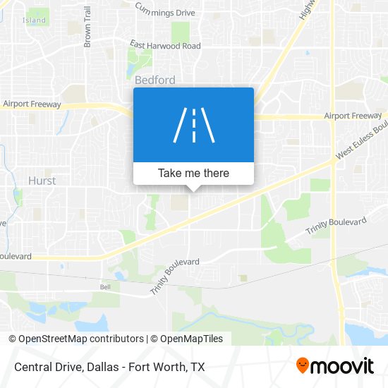 Mapa de Central Drive