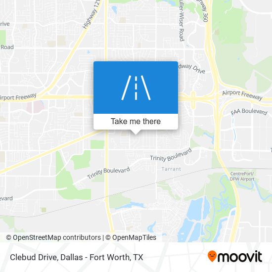 Clebud Drive map