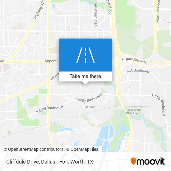 Cliffdale Drive map