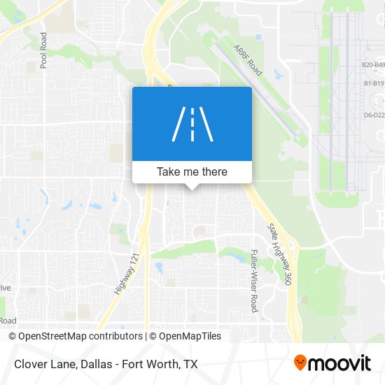 Clover Lane map