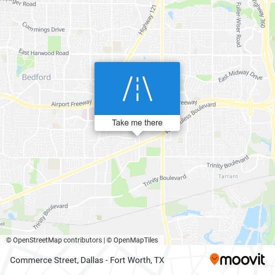 Mapa de Commerce Street