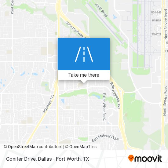 Mapa de Conifer Drive