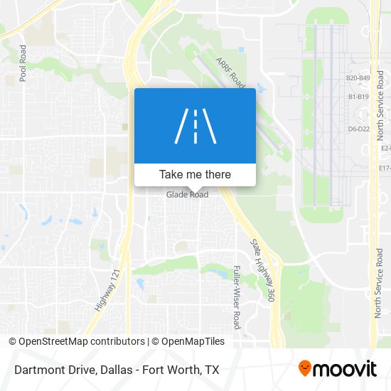 Mapa de Dartmont Drive