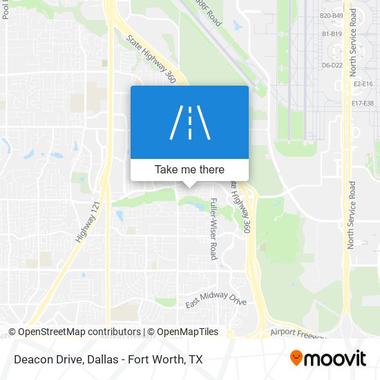 Deacon Drive map