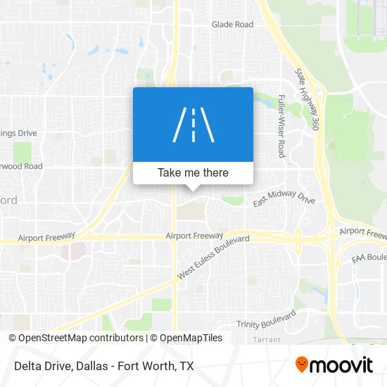 Delta Drive map