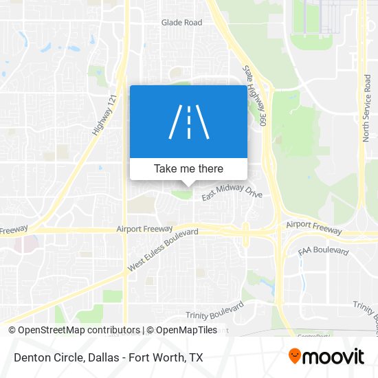 Denton Circle map