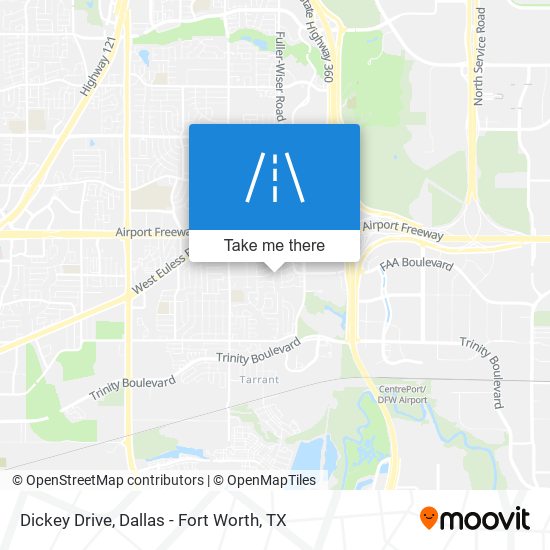 Mapa de Dickey Drive