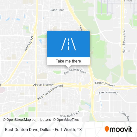 Mapa de East Denton Drive