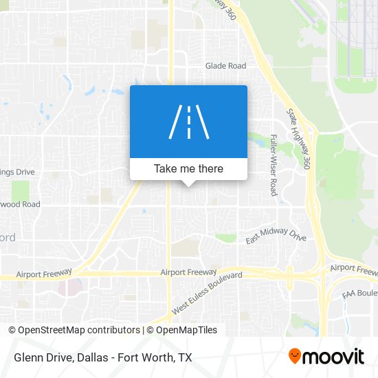 Glenn Drive map
