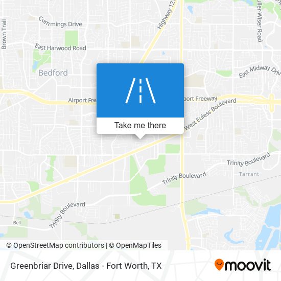 Greenbriar Drive map