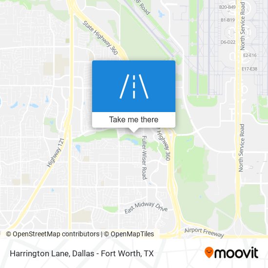 Harrington Lane map