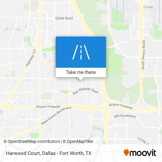 Harwood Court map