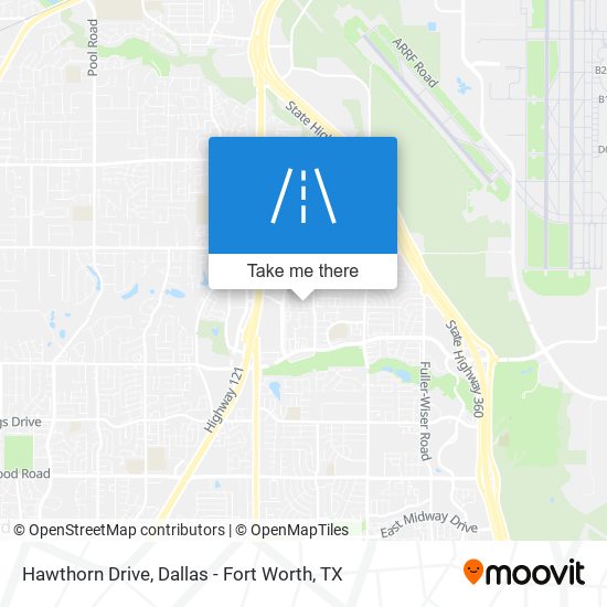 Hawthorn Drive map