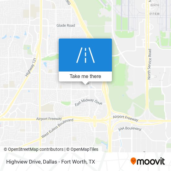 Highview Drive map
