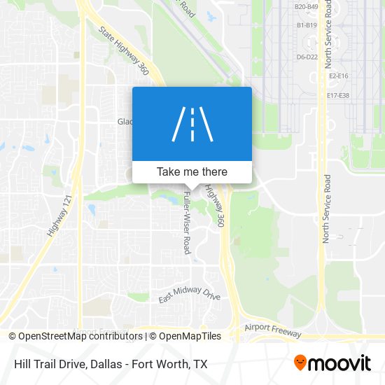 Mapa de Hill Trail Drive