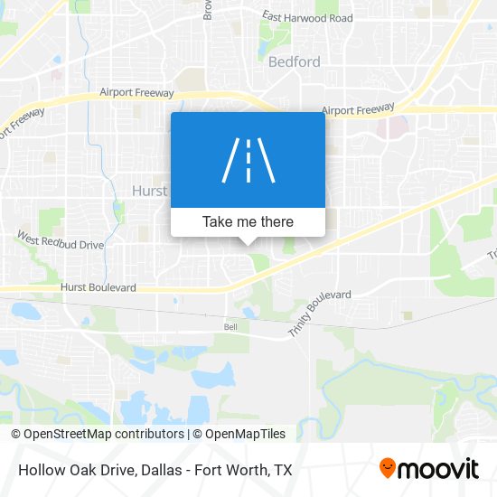 Hollow Oak Drive map