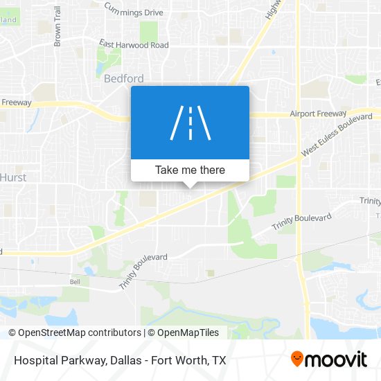 Hospital Parkway map