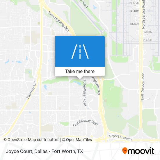 Joyce Court map