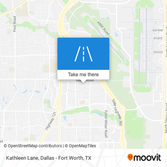 Kathleen Lane map