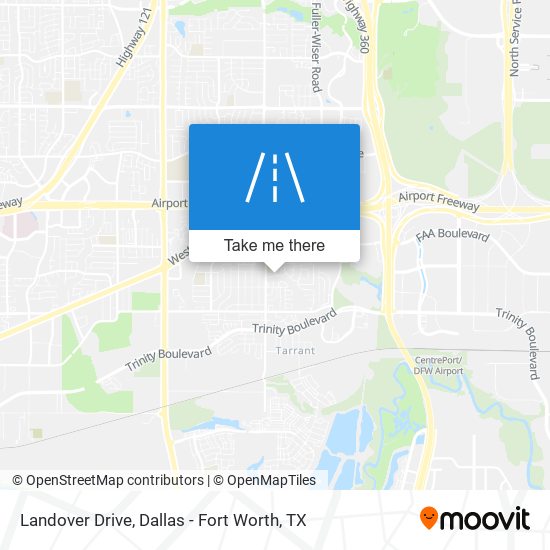 Landover Drive map