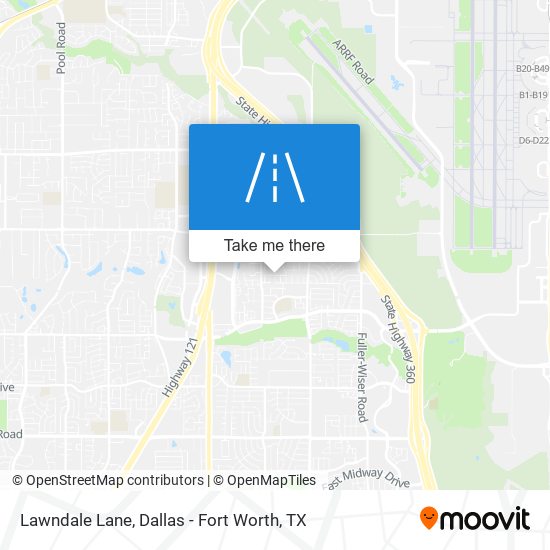 Mapa de Lawndale Lane