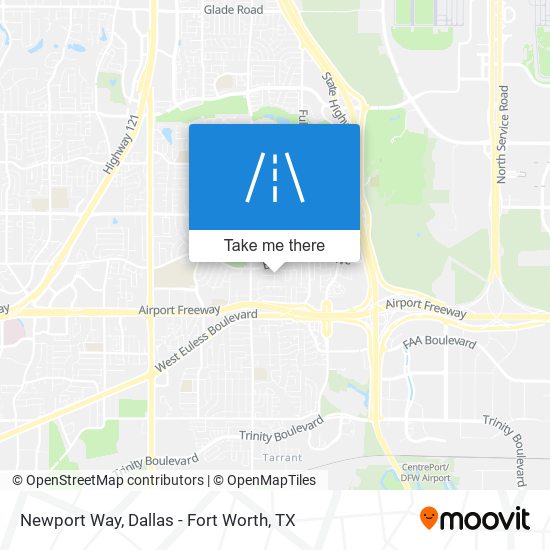 Newport Way map