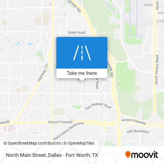 North Main Street map