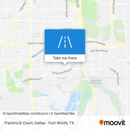 Paintrock Court map